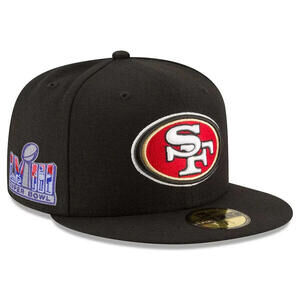San Francisco 49ers New Era Super Bowl LVIII Side Patch 59FIFTY Fitted Hat 7 3/8